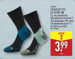 ALDI CRANE Chaussettes de sport offre