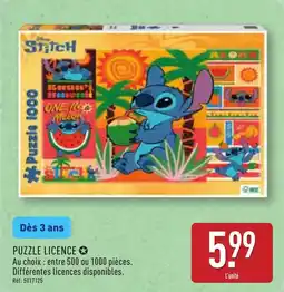 ALDI Puzzle licence offre