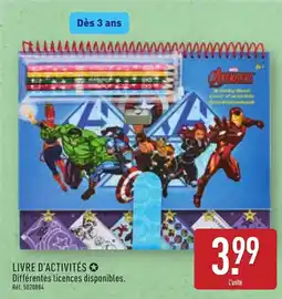 ALDI Livre d'activités offre