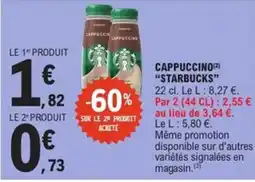E.Leclerc Express STARBUCKS Cappuccino offre