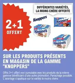 E.Leclerc Express KNOPPERS Sur les produits présents en magasin de la gamme offre