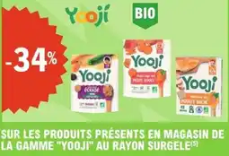 E.Leclerc Express Sur les produits présents en magasin de la gamme "yooji" au rayon surgele offre
