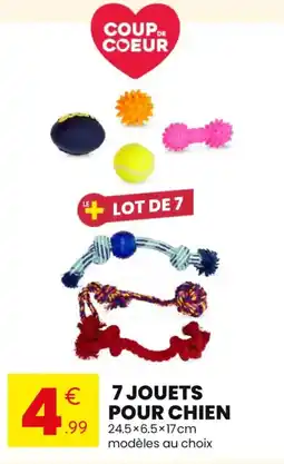 Stokomani 7 jouets pour chien offre