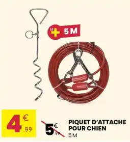Stokomani PIQUET D'ATTACHE POUR CHIEN 5M offre
