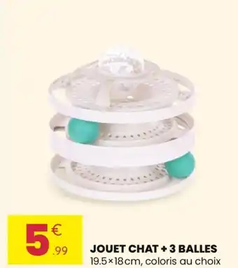 Stokomani Jouet chat + 3 balles offre