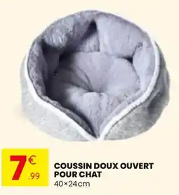 Stokomani Coussin doux ouvert pour chat offre
