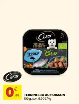 Stokomani CESAR Terrine bio au poisson offre