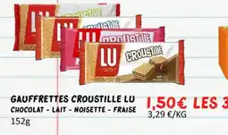 Hmarket Gauffrettes croustille lu offre