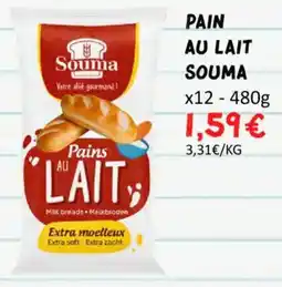 Hmarket Pain au lait souma offre