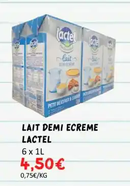 Hmarket Lait demi ecreme lactel offre