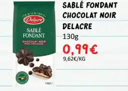 Hmarket Sable fondant chocolat noir delacre offre