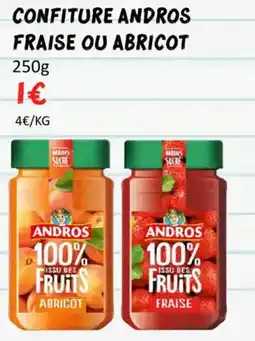 Hmarket Confiture andros fraise ou abricot offre