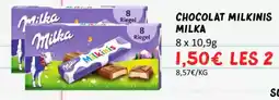 Hmarket MILKA Chocolat milkinis offre