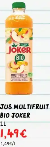 Hmarket Jus multifruit bio joker offre