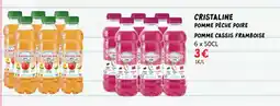 Hmarket CRISTALINE Pomme pêche poire pomme cassis framboise offre