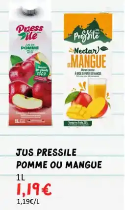 Hmarket Jus pressile pomme ou mangue offre