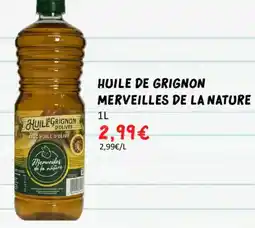 Hmarket Huile de grignon merveilles de la nature offre