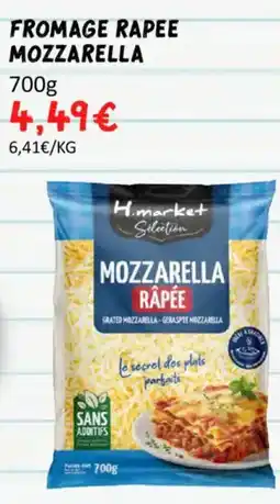 Hmarket Fromage rapee mozzarella offre