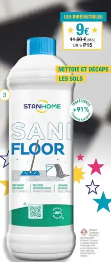 Stanhome Nettoie et décape les sols offre