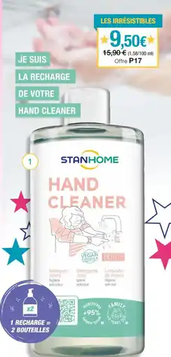Stanhome Je suis la recharge de votre hand cleaner offre