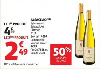 Auchan Supermarché Alsace Aop offre