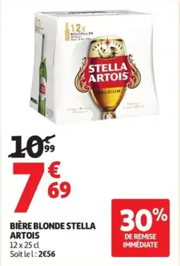 Auchan Supermarché ARTOIS Bière blonde stella offre