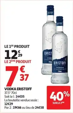 Auchan Supermarché ERISTOFF Vodka offre
