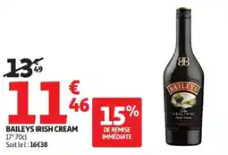 Auchan Supermarché BAILEYS Irish cream offre
