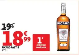 Auchan Supermarché RICARD Pastis 45° offre