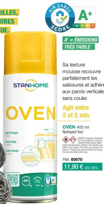 Stanhome Oven offre
