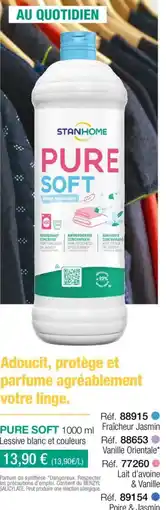 Stanhome Pure soft offre