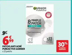 Auchan Supermarché GARNIER Patchs anti acné pureactive offre