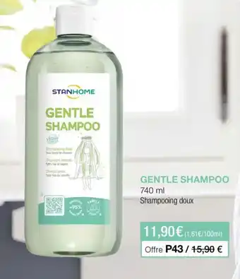 Stanhome Gentle shampoo offre