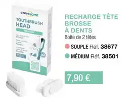 Stanhome Recharge tête brosse à dents offre