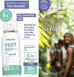 Stanhome Feet deo anti-transpirant pieds offre