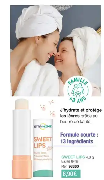 Stanhome Sweet lips offre