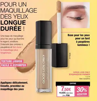 Stanhome Good lids only eyeshadow primer offre