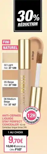 Stanhome Anti-ce stay perfect concealer correcteur longue tenue 24h nes liquide offre