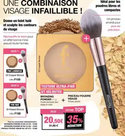 Stanhome Bronzing powder + pinceau poudre visage offre