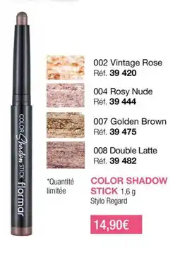 Stanhome Color shadow stick offre