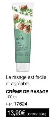 Stanhome Crème de rasage offre