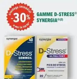 E.Leclerc Parapharmacie Gamme d-stress synergia offre
