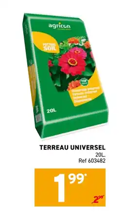 Trafic Terreau universel offre