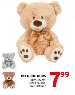 Trafic Peluche ours offre