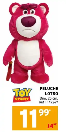 Trafic Peluche lotso offre