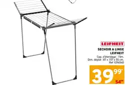 Trafic Sechoir a linge leifheit offre
