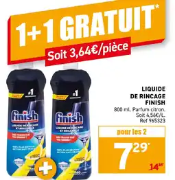 Trafic Liquide de rincage finish offre