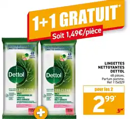 Trafic Lingettes nettoyantes dettol offre