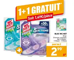 Trafic BLOC WC NET offre