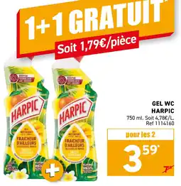 Trafic Gel wc harpic offre